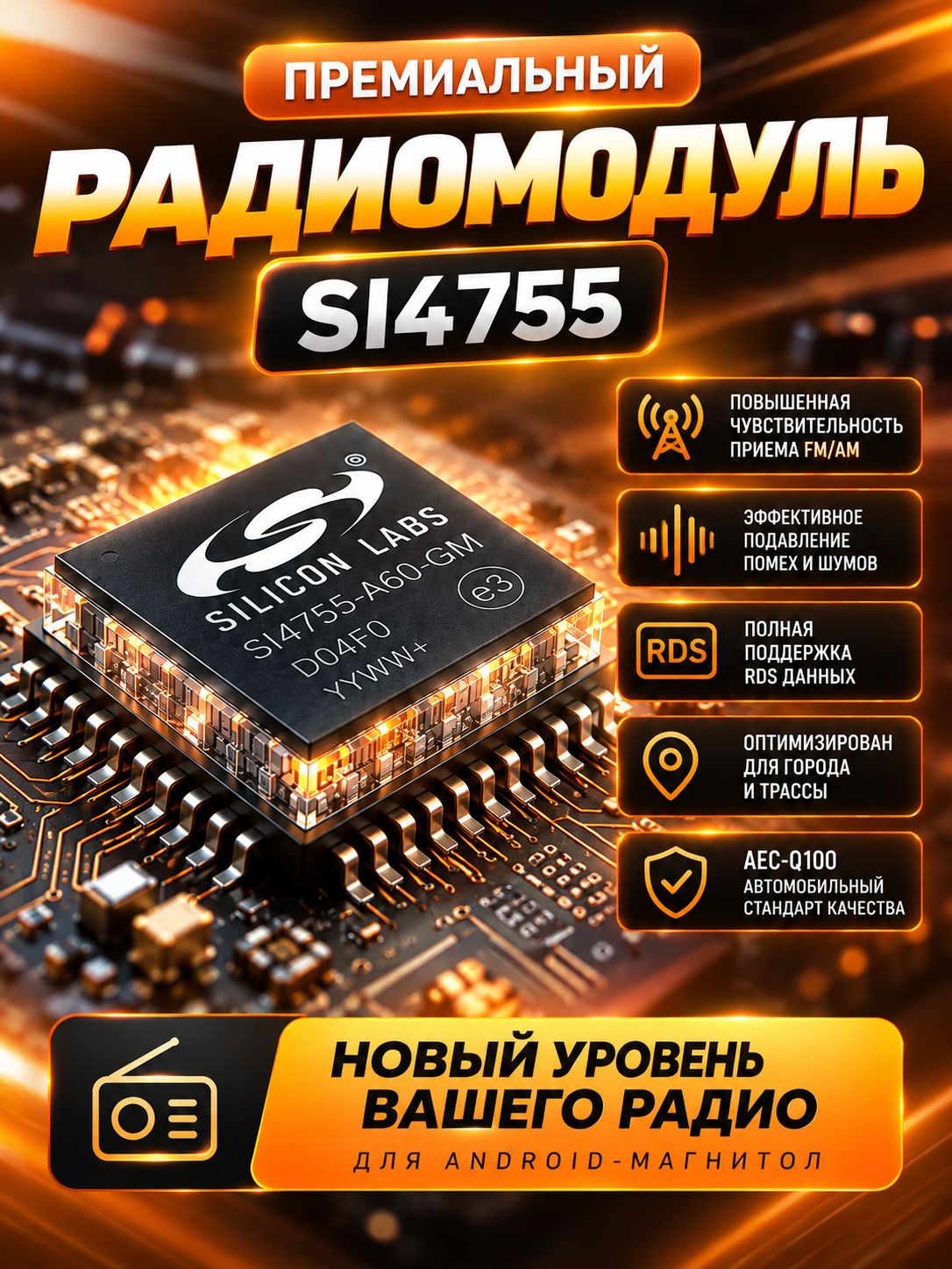 4гб+64гб с DSP для BMW X3 (E83), Андроид магнитола с CarPlay и Android Auto, GPS и ГЛОНАСС
