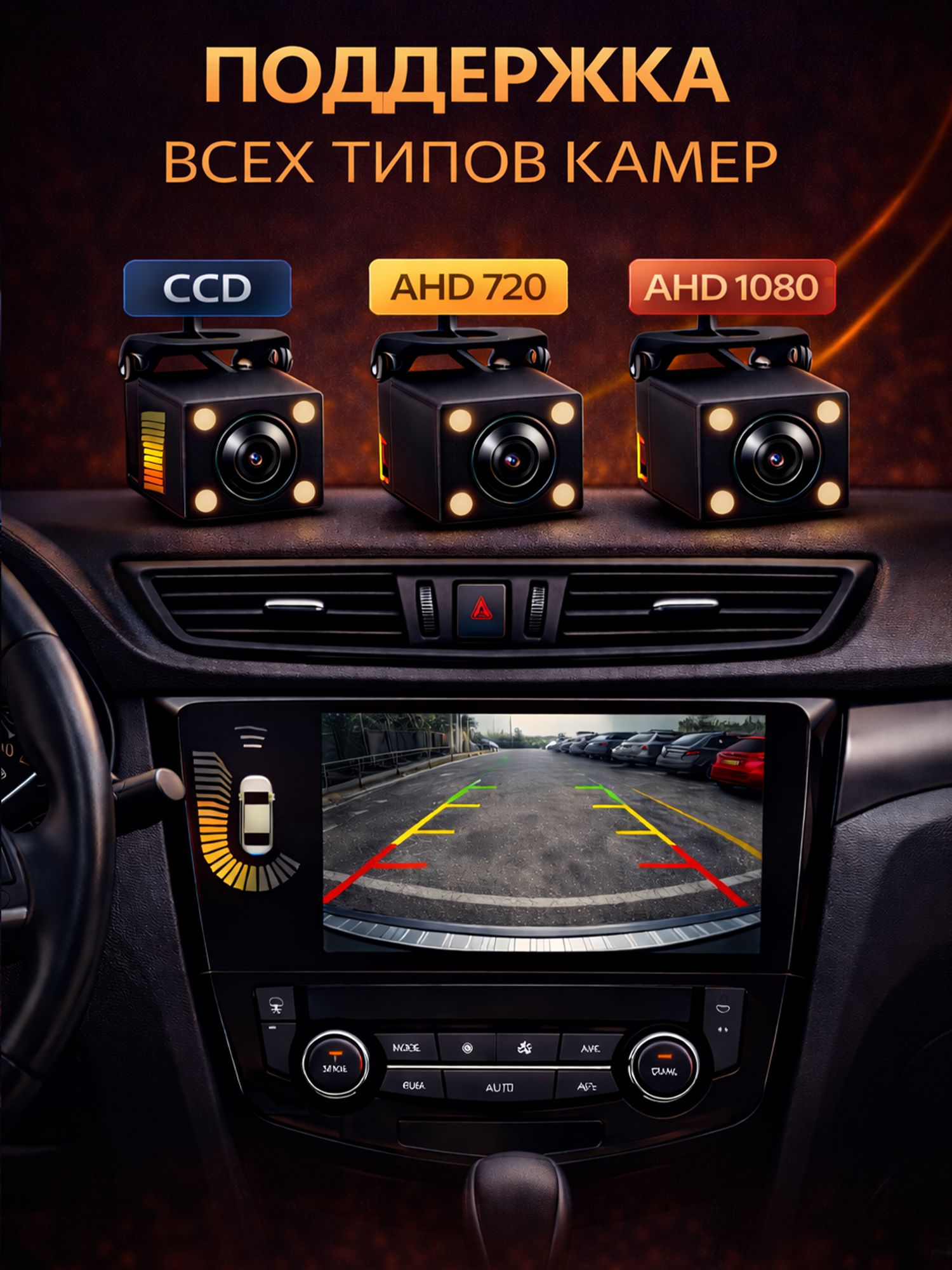 Штатная магнитола Андроид для RENAULT DUSTER (2015-2021) Рено дастер, 4/64гб, DSP, 360 обзор, беспроводной CarPlay и Android Auto, GPS и ГЛОНАСС