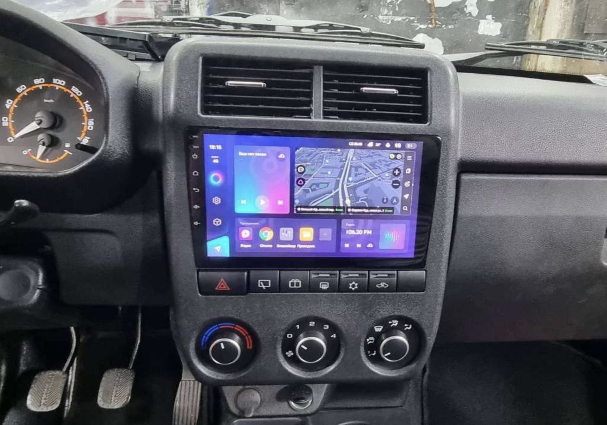 8 ядер TS105, память 4/64гб, экран 2К QLED, для LADA NIVA 4X4, ЛАДА НИВА (2019 2020 2021 2022 2023 2024 2025), Android магнитола