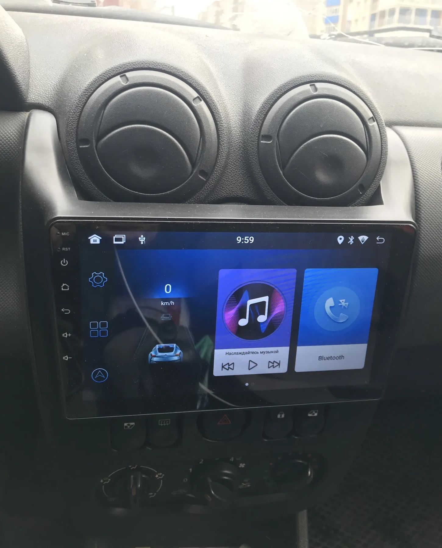 8 ядер TS105, память 8/128гб для LADA LARGUS ЛАДА ЛАРГУС (2012 2013 2014 2015 2016 2017 2018 2019 2020 2021), Android магнитола, рамка черная матовая