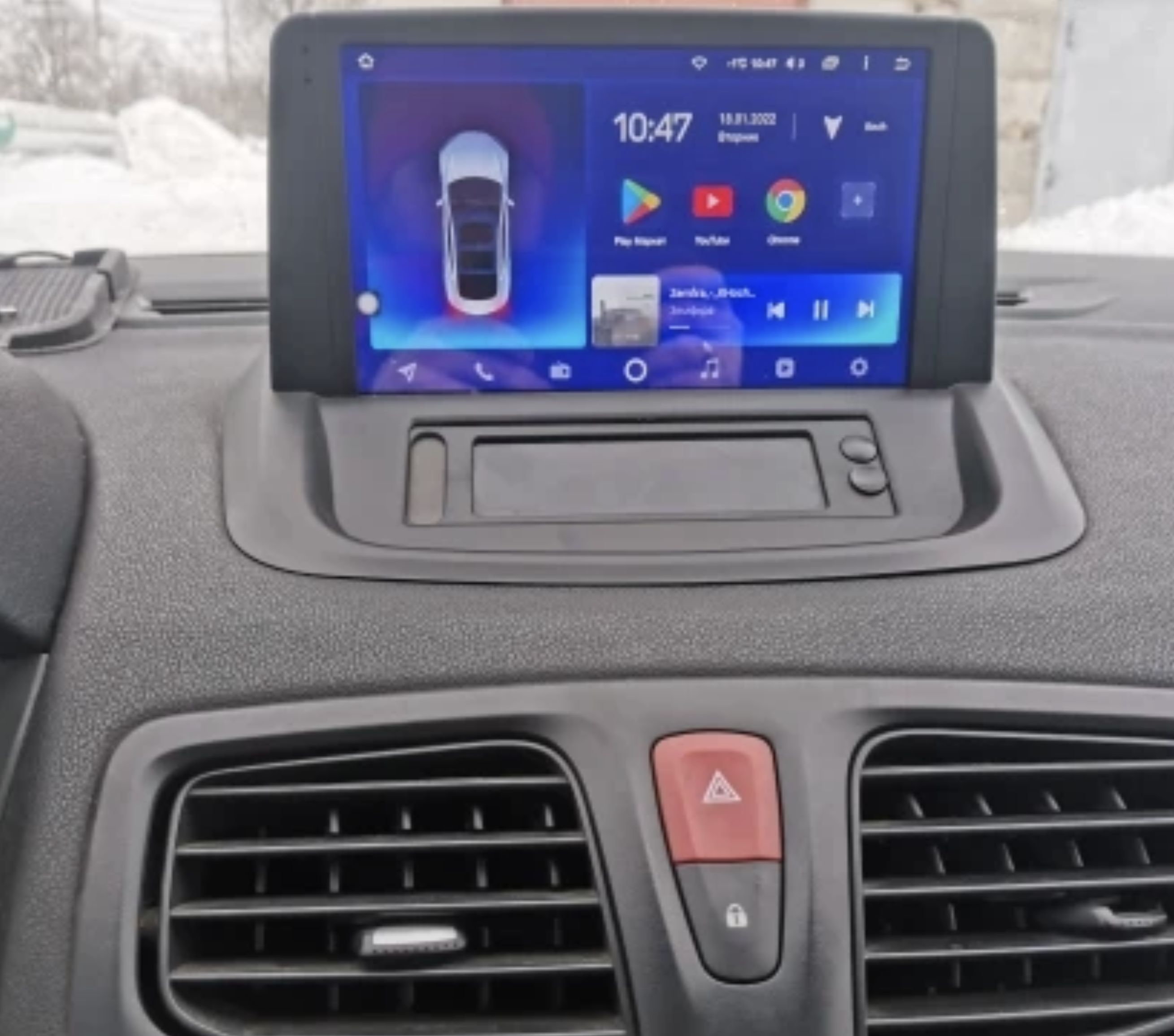 8 ядер TS105, память 8/128гб для RENAULT FLUENCE (2009-2017), Android магнитола