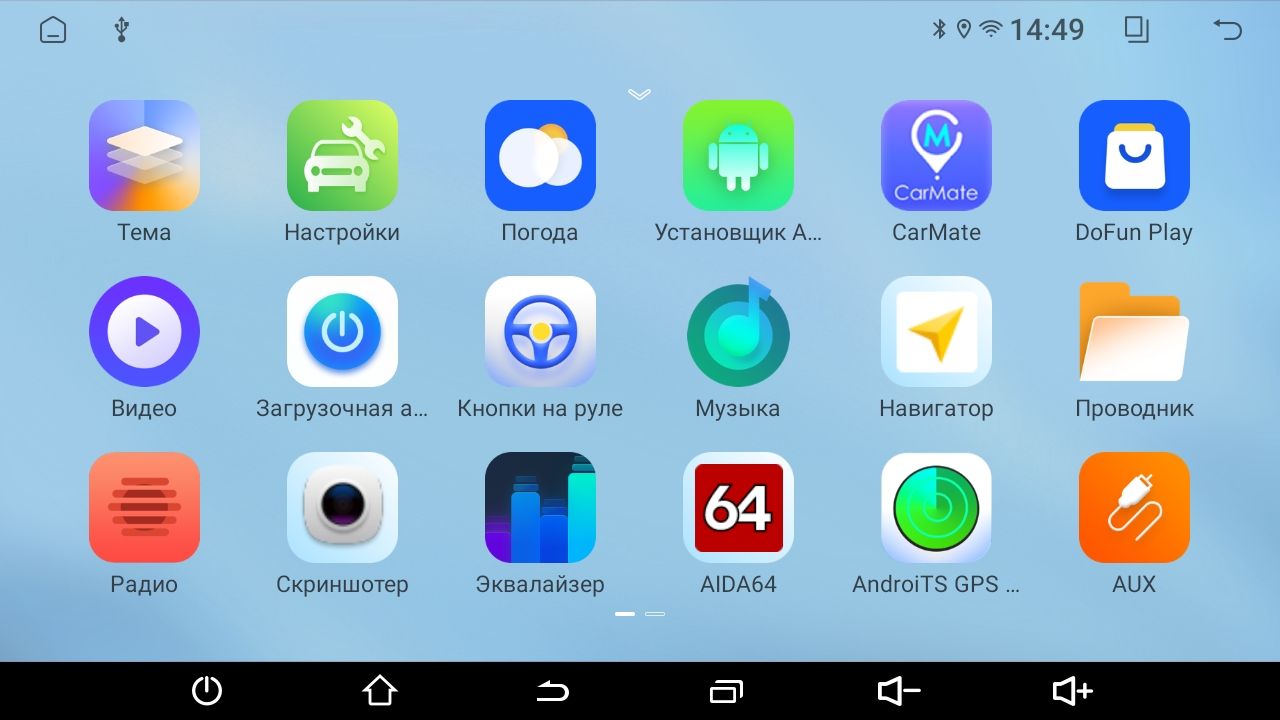 2гб+64гб для FORD TRANSIT (1994-2000), Android магнитола с QLED INCELL экраном