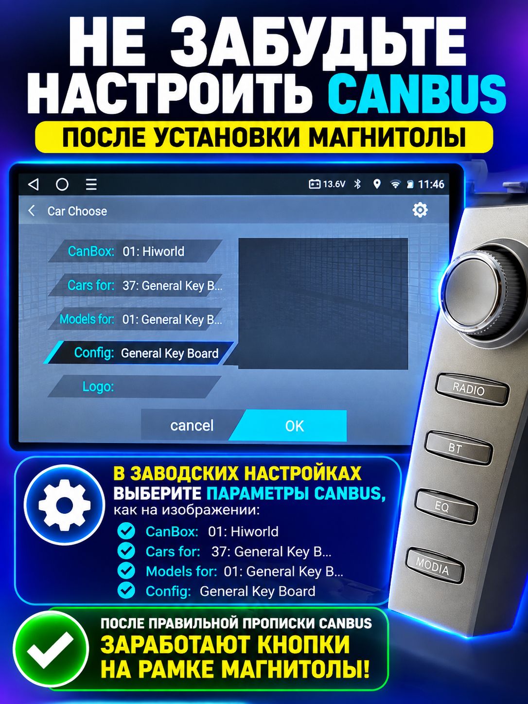 Андроид магнитола в штатное место для Toyota Camry V40 (2006 2007 2008 2009 2010 2011 2012), 2/64гб, Qled Incell, Bluetooth, беспроводной CarPlay/Android Auto, Gps/Глонасс