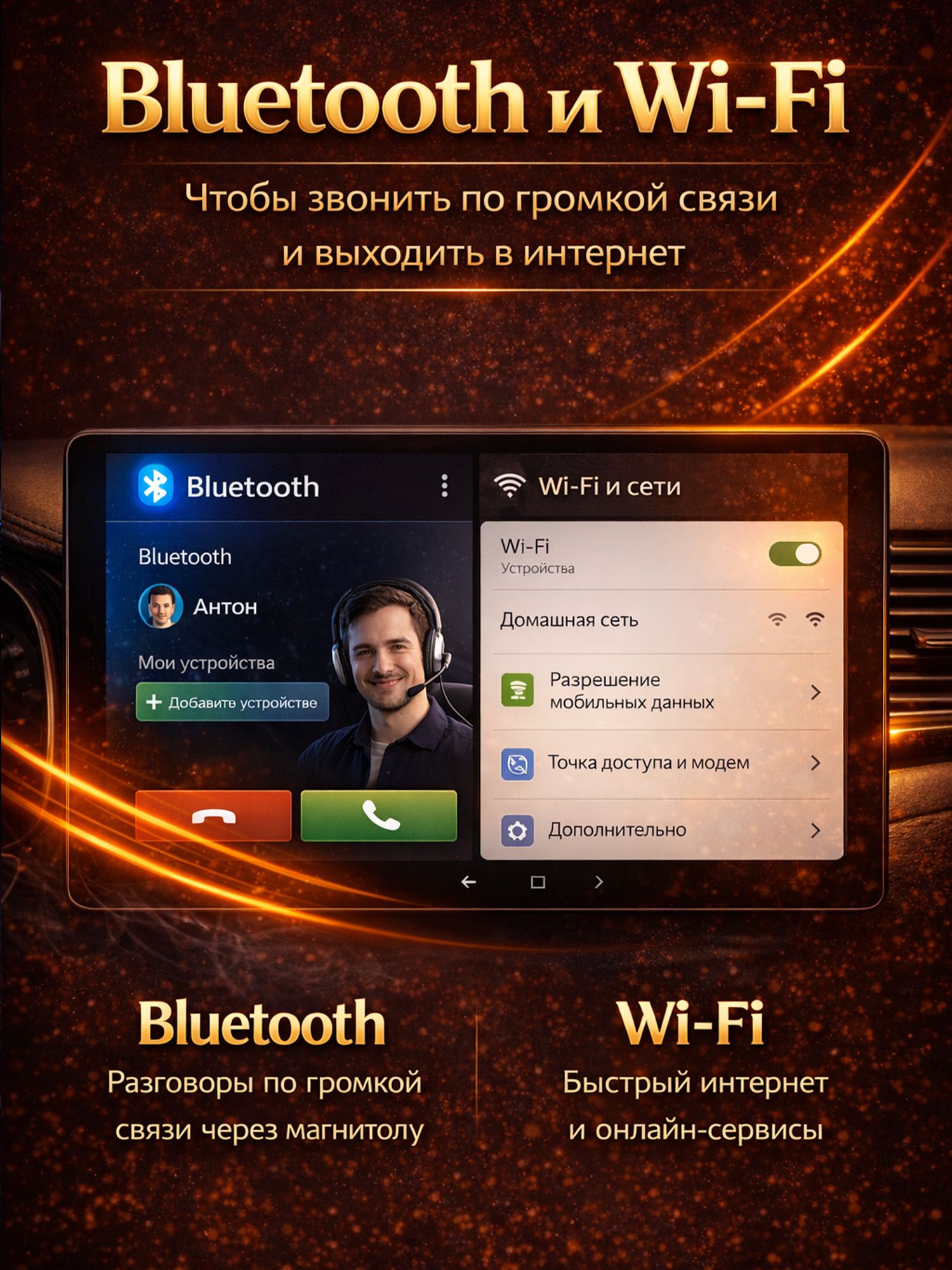 Штатная магнитола Андроид для RENAULT DUSTER (2015-2021) Рено дастер, 4/64гб, DSP, 360 обзор, беспроводной CarPlay и Android Auto, GPS и ГЛОНАСС