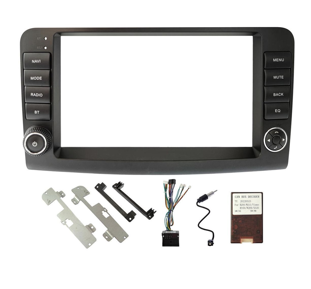 8 ядер TS105, память 4/64гб, экран 2К QLED, для MERCEDES BENZ W164 / X164 (GL/ML), Android магнитола