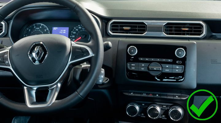 4гб+64гб с DSP и 360 для DUSTER (2021-2022), на комплектацию без цветного экрана, Android магнитола