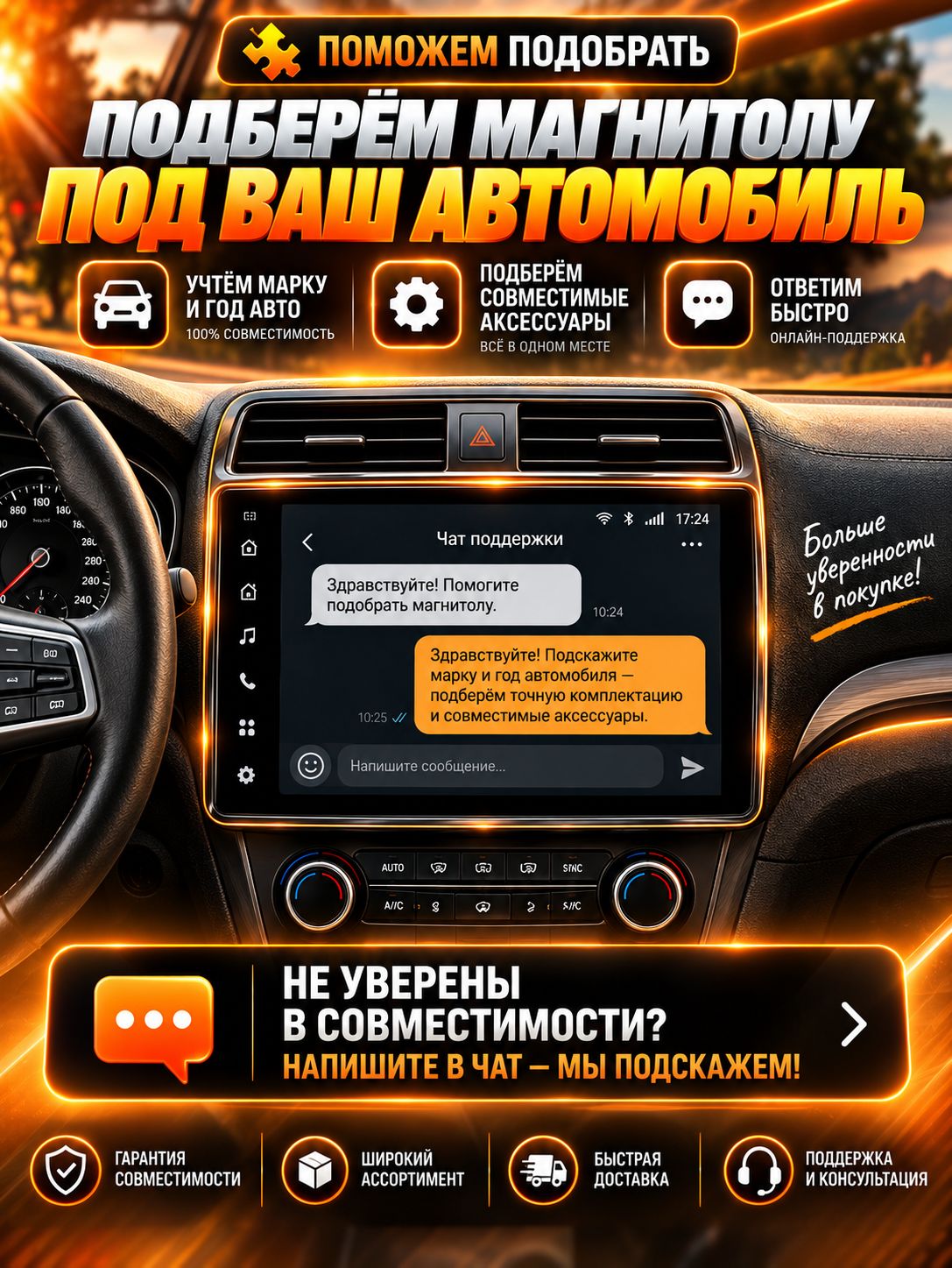 8 ядер 6гб+128гб андроид магнитола для MITSUBISHI LANCER X (2007-2013), Android с 4G LTE и Carplay