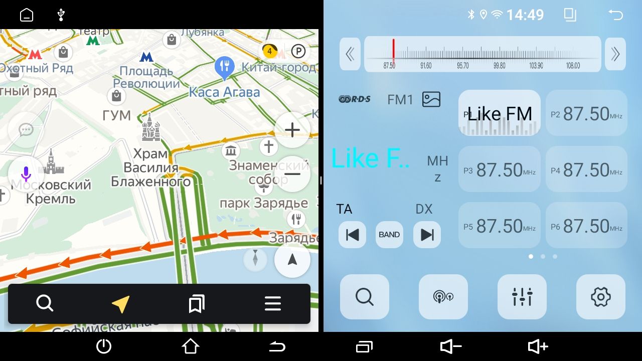 4гб+64гб, DSP, 360, для MITSUBISHI LANCER X (2007-2013), Android магнитола с усилителем TDA7851 без слота сим
